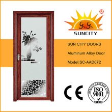 Sapele Swing Glass Door com Material de Alumínio (SC-AAD072)